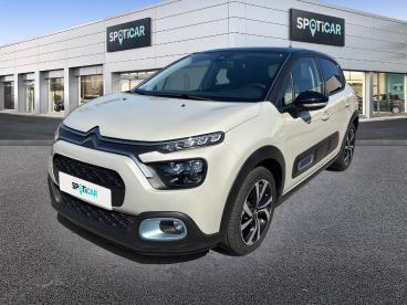 SPOTICAR Citroën C3 Puretech 110 Eat6 Elle Occasion - Citadine Essence Beige - Evreux - 1204107552_1