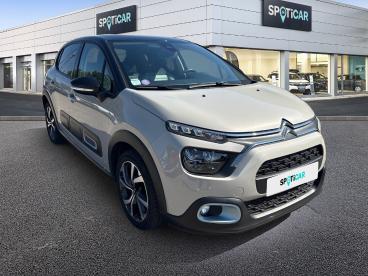 SPOTICAR Citroën C3 Puretech 110 Eat6 Elle Occasion - Citadine Essence Beige - Evreux - 1204107552_3