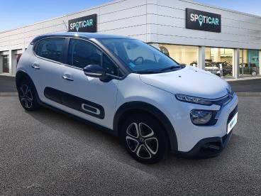 SPOTICAR Citroën C3 1.2 Puretech 83ch S&s Shine Occasion - Citadine Essence Blanc Banquise (o) - Tourlaville - 1204112508_3
