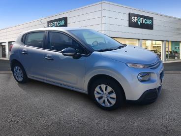 SPOTICAR Citroën C3 Puretech 68ch Live Occasion - Citadine Essence Gris Aluminium - Tourlaville - 1204112509_3