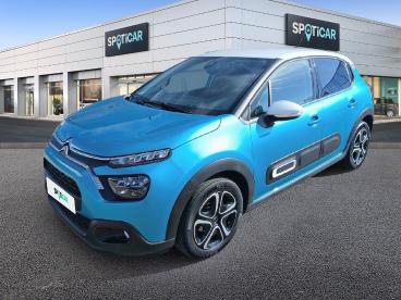 SPOTICAR Citroën C3 1.2 Puretech 83ch S&s Shine Occasion - Citadine Essence Spring Blue (m) - Tourlaville - 1204124177_1