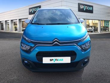 SPOTICAR Citroën C3 1.2 Puretech 83ch S&s Shine Occasion - Citadine Essence Spring Blue (m) - Tourlaville - 1204124177_2