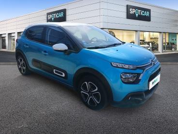 SPOTICAR Citroën C3 1.2 Puretech 83ch S&s Shine Occasion - Citadine Essence Spring Blue (m) - Tourlaville - 1204124177_3