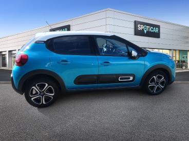 SPOTICAR Citroën C3 1.2 Puretech 83ch S&s Shine Occasion - Citadine Essence Spring Blue (m) - Tourlaville - 1204124177_4