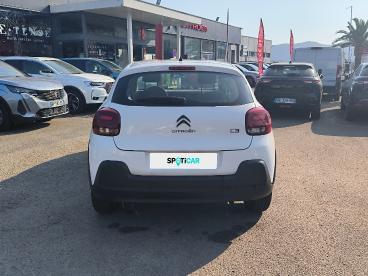 SPOTICAR Citroën C3 Puretech 83 S&s Bvm5 Feel Occasion - Citadine Essence Blanc - Ajaccio - 1204134998_5