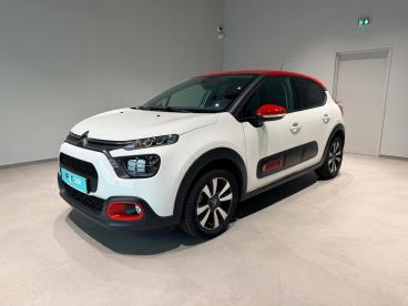 SPOTICAR Citroën C3 Puretech 83 S&s Bvm5 Shine Occasion - Citadine Essence Blanc Banquise - Thionville - 1204137726_1