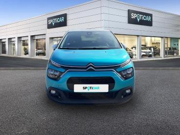 SPOTICAR Citroën C3 1.2 Puretech 110ch S&s Shine Pack 121-122g Occasion - Citadine Essence Spring Blue (m) - Blanc Opale - Loison sous lens - 1204142714_2