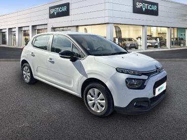 SPOTICAR Citroën C3 1.2 Puretech 83ch S&s Feel Pack Occasion - Citadine Essence Blanc Banquise (o) - Loison sous lens - 1204142718_3