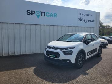 SPOTICAR Citroën C3 Bluehdi 100 S&s Bvm6 Feel Nav Occasion - Citadine Diesel Blanc - Trebes - 1204146286_2