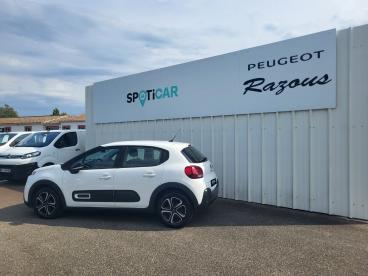 SPOTICAR Citroën C3 Bluehdi 100 S&s Bvm6 Feel Nav Occasion - Citadine Diesel Blanc - Trebes - 1204146286_3