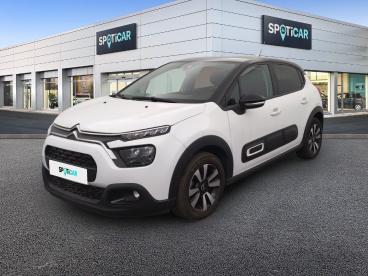 SPOTICAR Citroën C3 Puretech 110 S&s Eat6 Shine Occasion - Citadine Essence Blanc - Vaulx en velin - 1204146381_1