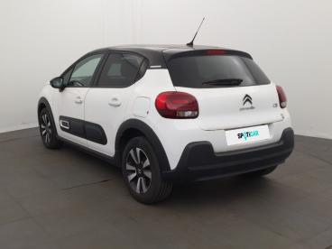 SPOTICAR Citroën C3 Puretech 110 S&s Eat6 Shine Occasion - Citadine Essence Blanc - Vaulx en velin - 1204146381_5