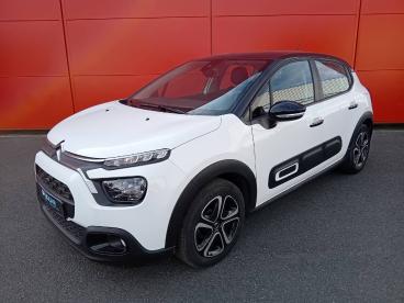 SPOTICAR Citroën C3 Puretech 110 S&s Eat6 Shine Occasion - Citadine Essence Blanc - Montargis - 1204146742_1