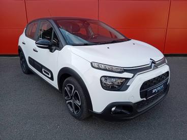 SPOTICAR Citroën C3 Puretech 110 S&s Eat6 Shine Occasion - Citadine Essence Blanc - Montargis - 1204146742_3