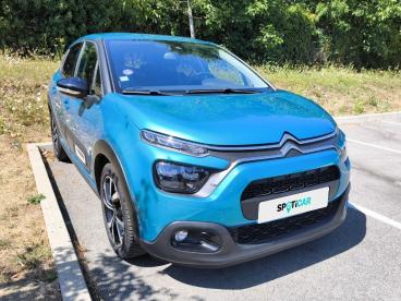 SPOTICAR Citroën C3 Puretech 110 S&s Eat6 Shine Occasion - Citadine Essence Bleu - Massy - 1204148019_4