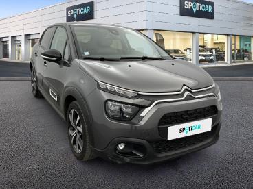 SPOTICAR Citroën C3 Puretech 110 S&s Eat6 Shine Occasion - Citadine Essence Gris - Velizy - 1204148150_3