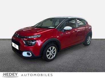 SPOTICAR Citroën C3 1.2 Puretech 83ch S&s You! Occasion - Citadine Essence Rouge Elixir (s) - Blanc Opale - Belfort - 1204148829_1