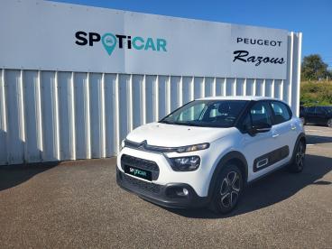 SPOTICAR Citroën C3 Bluehdi 100 S&s Bvm6 Feel Nav Occasion - Citadine Diesel Blanc - Trebes - 1204149340_2
