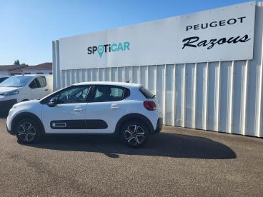 SPOTICAR Citroën C3 Bluehdi 100 S&s Bvm6 Feel Nav Occasion - Citadine Diesel Blanc - Trebes - 1204149340_3