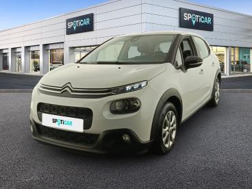 SPOTICAR Citroën C3 Bluehdi 75 S&s Feel Occasion - Citadine Diesel Blanc - Lomme - 1204174175_1