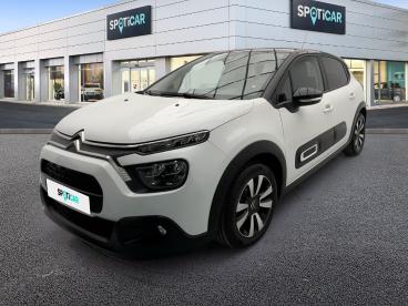 SPOTICAR Citroën C3 Puretech 83 Ch Bvm5 Max Occasion - Citadine Essence Blanc - Aubagne - 1204180036_1