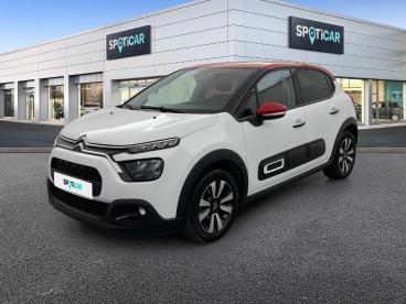 SPOTICAR Citroën C3 Puretech 83 S&s Bvm5 Shine Occasion - Citadine Essence Blanc - Rillieux La Pape - 1204180116_1
