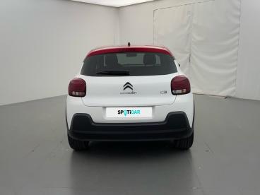 SPOTICAR Citroën C3 Puretech 83 S&s Bvm5 Shine Occasion - Citadine Essence Blanc - Rillieux La Pape - 1204180116_4