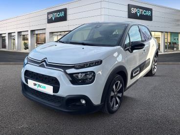 SPOTICAR Citroën C3 1.2 Puretech 83ch S&s Max Occasion - Citadine Essence Blanc - Dizy - 1204185075_1