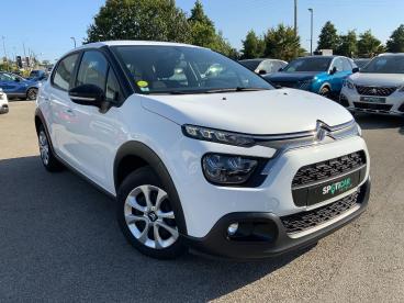 SPOTICAR Citroën C3 1.5 Bluehdi 100ch S&s You Occasion - Citadine Diesel Blanc Banquise (o) - Brest - 1204192482_2