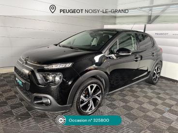 SPOTICAR Citroën C3 Bluehdi 100 S&s Bvm6 Shine Pack Occasion - Citadine Diesel Noir Perla Nera - Noisy Le Grand - 1204192767_1