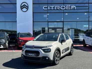 SPOTICAR Citroën C3 Puretech 83 S&s Bvm Feel Pack Occasion - Citadine Essence Beige - Saint Germain Laprade - 1204195030_1