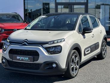 SPOTICAR Citroën C3 Puretech 83 S&s Bvm Feel Pack Occasion - Citadine Essence Beige - Saint Germain Laprade - 1204195030_2