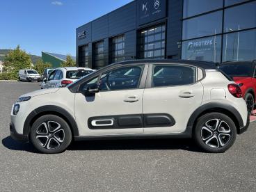 SPOTICAR Citroën C3 Puretech 83 S&s Bvm Feel Pack Occasion - Citadine Essence Beige - Saint Germain Laprade - 1204195030_3