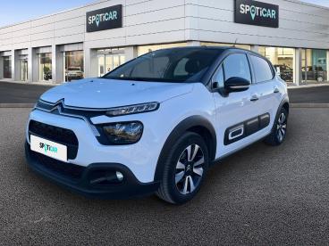 SPOTICAR Citroën C3 Puretech 110 Ch Eat6 Max Occasion - Citadine Essence Blanc - Barberey-saint-sulpice - 1204217909_1