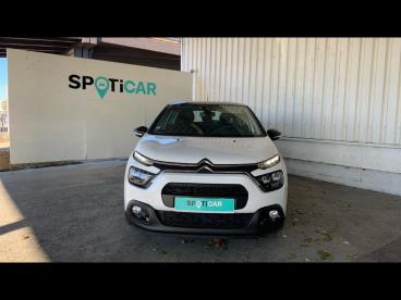 SPOTICAR Citroën C3 1.2 Puretech 83ch S&s Shine Occasion - Citadine Essence Blanc Banquise (o) - Noir Onyx - Salon De Provence - 1204235799_2