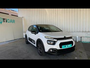 SPOTICAR Citroën C3 1.2 Puretech 83ch S&s Shine Occasion - Citadine Essence Blanc Banquise (o) - Noir Onyx - Salon De Provence - 1204235799_3