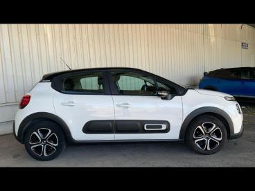 SPOTICAR Citroën C3 1.2 Puretech 83ch S&s Shine Occasion - Citadine Essence Blanc Banquise (o) - Noir Onyx - Salon De Provence - 1204235799_4