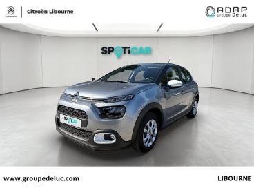 SPOTICAR Citroën C3 1.2 Puretech 83ch S&s You! Occasion - Citadine Essence Gris Acier - Libourne - 1204236057_1