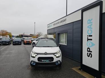 SPOTICAR Citroën C3 1.2 Puretech 110 Elle Eat6 Occasion - Citadine Essence Blanc Banquise (o) - Caudan - 1204236105_3