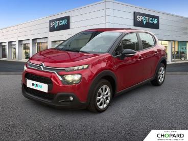 SPOTICAR Citroën C3 Bluehdi 100 Ch Bvm6 Plus Occasion - Citadine Diesel Rouge - La Chapelle Saint Luc - 1204238751_1