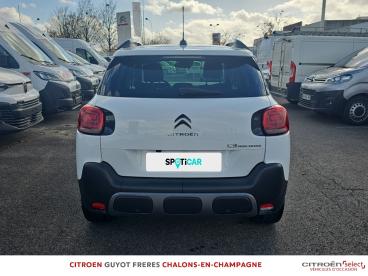 SPOTICAR Citroën C3 Aircross Puretech 130ch S&s Shine E6.d Eat6 Occasion - Suv-4x4 Essence Natural White (o) - Saint Memmie - 1203713322_5