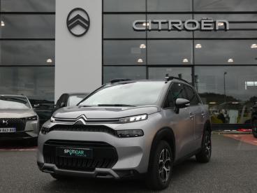 SPOTICAR Citroën C3 Aircross Puretech 130 S&s Eat6 Shine Occasion - Suv-4x4 Essence Gris Clair - Saint Germain Laprade - 1203745969_1