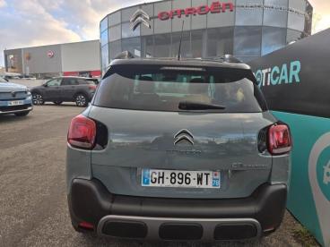 SPOTICAR Citroën C3 Aircross Puretech 130ch S&s Shine Eat6 Occasion - Suv-4x4 Essence Kaki Grey (o) - Perla Nera - Chambourcy - 1203773625_4