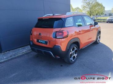 SPOTICAR Citroën C3 Aircross Bluehdi 120ch S&s Shine Eat6 E6.d Occasion - Suv-4x4 Diesel Spicy Orange (m) - Ink Black - Blois - 1203980589_3