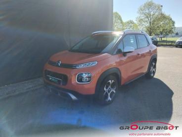 SPOTICAR Citroën C3 Aircross Bluehdi 120ch S&s Shine Eat6 E6.d Occasion - Suv-4x4 Diesel Spicy Orange (m) - Ink Black - Blois - 1203980589_4
