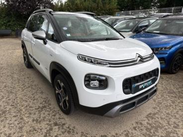 SPOTICAR Citroën C3 Aircross Puretech 130ch S&s Shine Pack Eat6 Occasion - Suv-4x4 Essence Blanc Banquise (o) + Noir Perla Nera - Vert Saint Denis - 1204049496_3