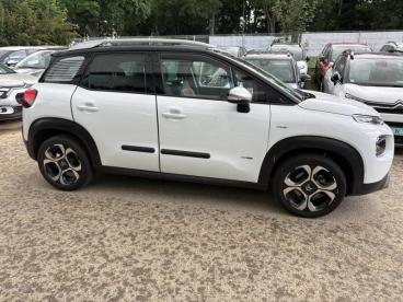 SPOTICAR Citroën C3 Aircross Puretech 130ch S&s Shine Pack Eat6 Occasion - Suv-4x4 Essence Blanc Banquise (o) + Noir Perla Nera - Vert Saint Denis - 1204049496_4