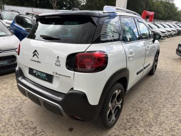 SPOTICAR Citroën C3 Aircross Puretech 130ch S&s Shine Pack Eat6 Occasion - Suv-4x4 Essence Blanc Banquise (o) + Noir Perla Nera - Vert Saint Denis - 1204049496_5
