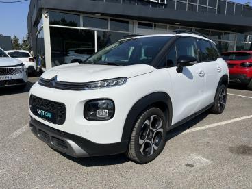 SPOTICAR Citroën C3 Aircross Puretech 110 S&s Eat6 Shine Occasion - Suv-4x4 Essence Blanc - Vert Saint Denis - 1204086606_3