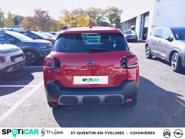 SPOTICAR Citroën C3 Aircross Puretech 110 S&s Bvm6 Feel Pack Occasion - Suv-4x4 Essence Rouge - Plaisir - 1204102874_3